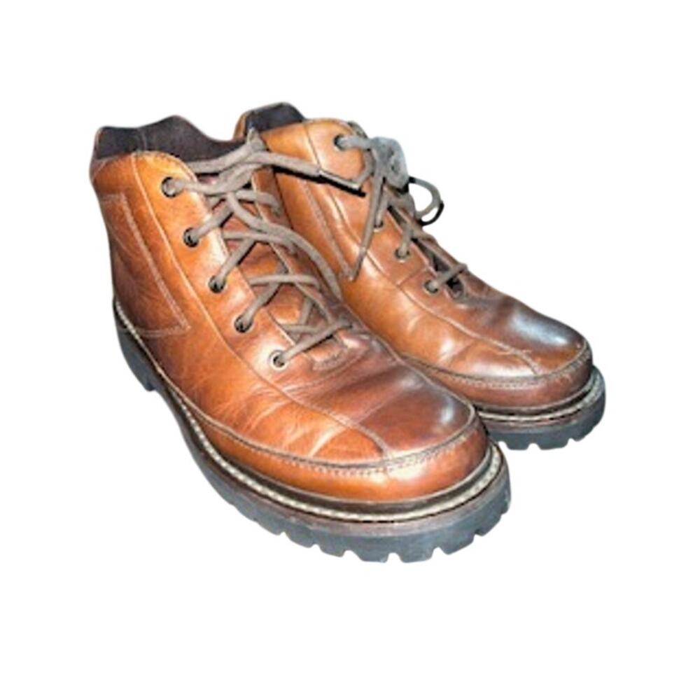 RJ Colt Men's sz 9.5M Babson Brown Leather Hiking Boot